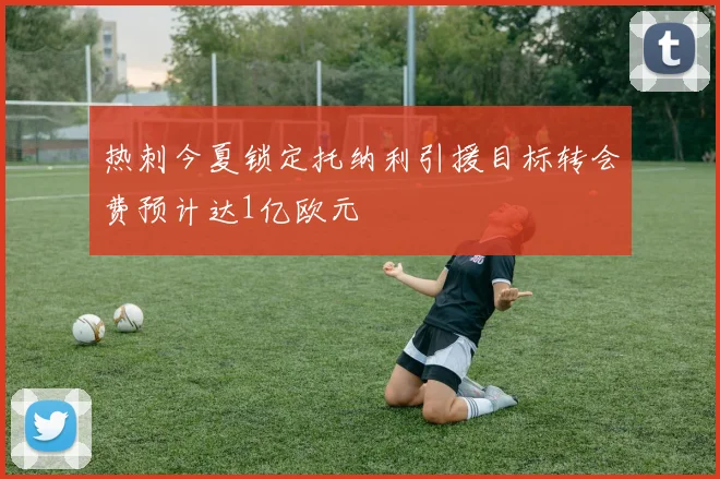 热刺今夏锁定托纳利引援目标转会费预计达1亿欧元